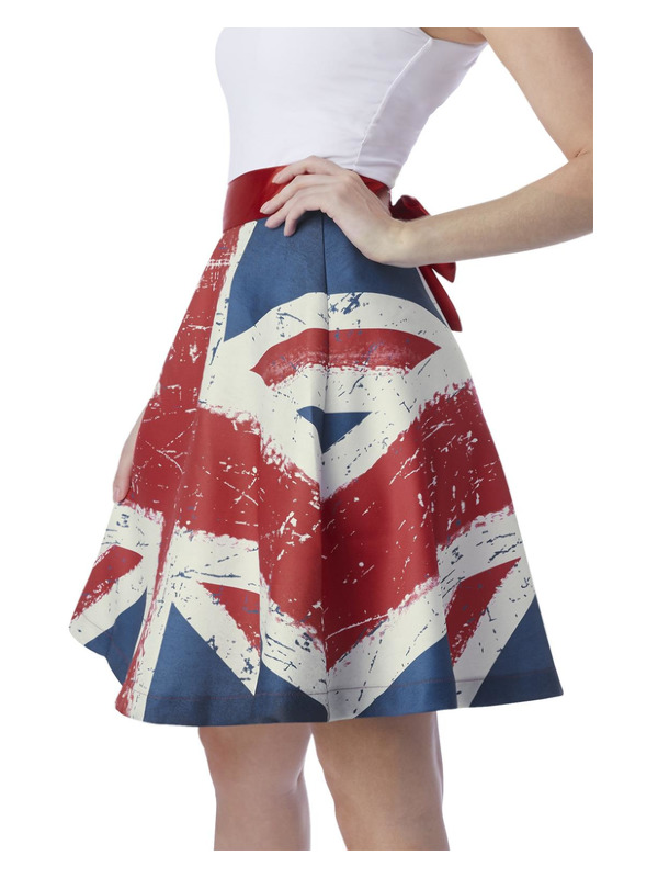 Picture of Union Jack Skirt Bust40-42",Waist 32-34",Hip 42.5-44.5",Leg 33"