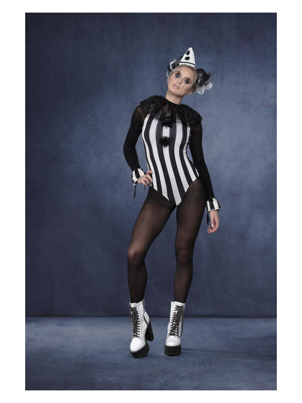Picture of Fever Vintage Pierrot Clown Costume Bust37-38.5",Waist29-30.5",Hip39.5-41",Leg33.75"