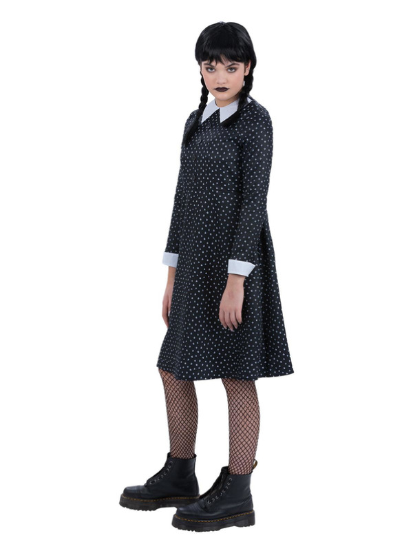 Picture of Kids Gothic School Girl Costume Age 10-12Y,W25.5-26.5",C30-31.5",H58-63"