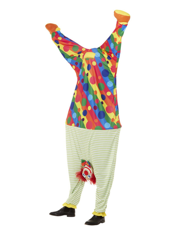 Picture of Upside Down Clown Costume, Multicoloured 