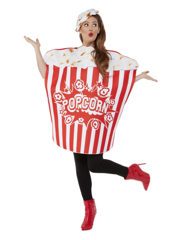 Picture of Popcorn Costume, Red & White 