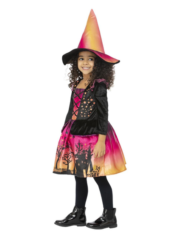 Picture of Sunset Witch Costume Age 4-6,W21.5-22.5",C23-25",H46-51"