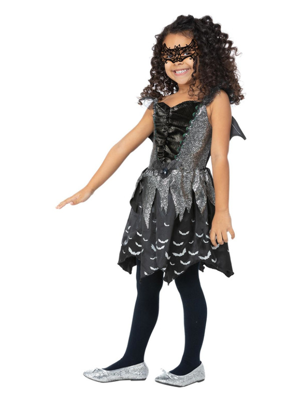 Picture of Dark Bat Fairy Costume Age 4-6,W21.5-22.5",C23-25",H46-51"