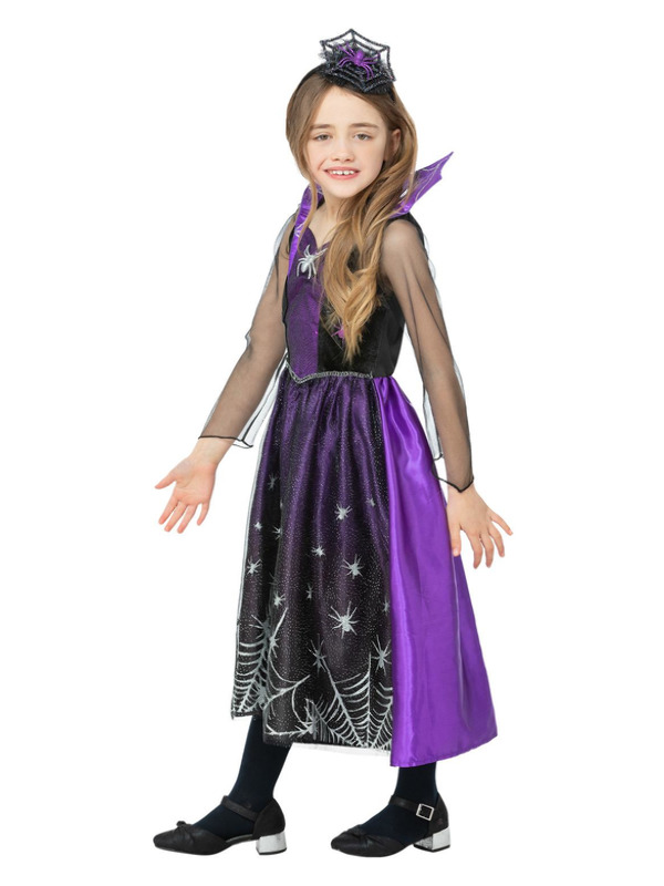 Picture of Spiderella Costume Age 7-9,W23.5-24.5",C27-28.5",H52-57"