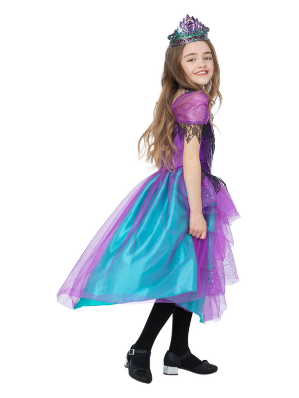 Picture of Deluxe Miss Halloween Prom Costume Age 7-9,W23.5-24.5",C27-28.5",H52-57"