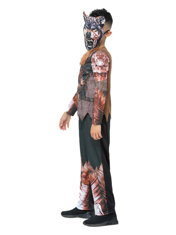 Picture of Werewolf Warrior Costume Age 10-12Y,W25.5-26.5",C30-31.5",H58-63"