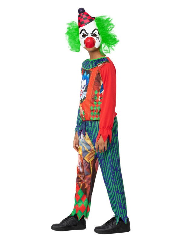 Picture of Horror Clown Costume Age 4-6,W21.5-22.5",C23-25",H46-51"