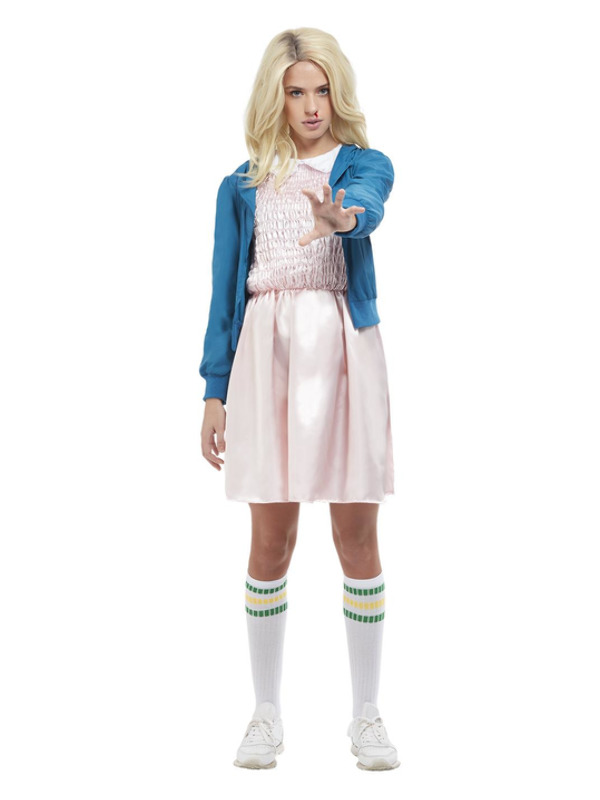 Picture of 80's Strange Girl Costume, Pink Bust34.5-35.5",Waist26.5-27.5",Hip37-38",Leg32.5" 