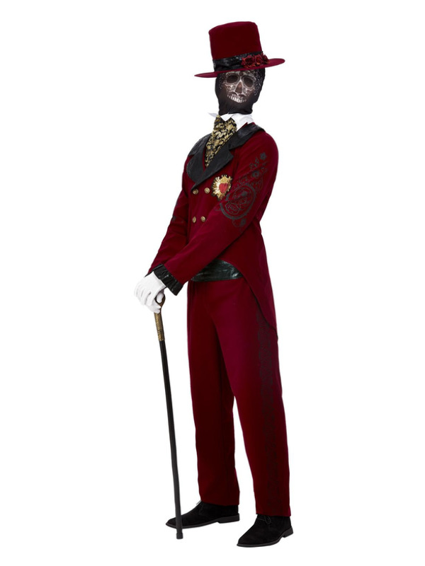 Picture of Deluxe DOTD Sacred Heart Groom Costume, Burgundy Chest 38"-40",Waist 32"-34",Leg 32.75"
