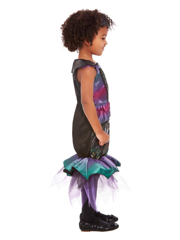 Picture of Toddler Dark Mermaid Costume, Purple Age 3-4Y,W21"-22",C21.5"-22.5",H40"-45"