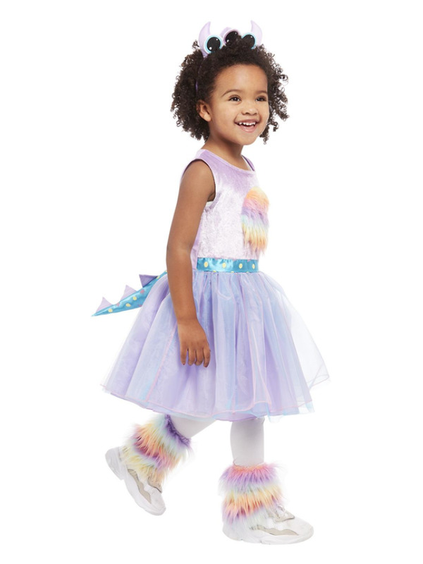 Picture of Toddler Cute Monster Costume, Purple Age 3-4Y,W21"-22",C21.5"-22.5",H40"-45"