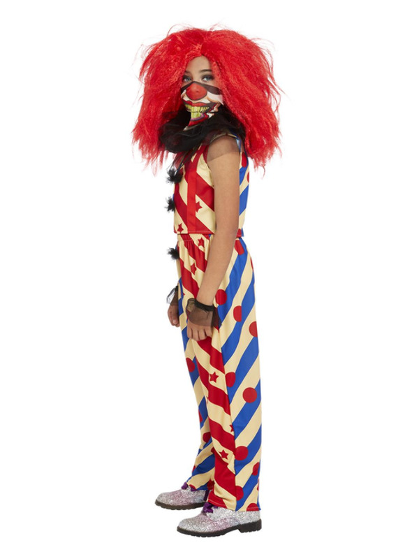 Picture of Creepy Clown Costume Age 4-6,W21.5-22.5",C23-25",H46-51"