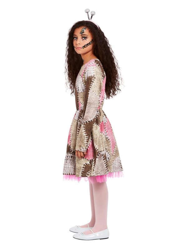Picture of Voodoo Doll Costume, Brown Age 4-6,W21.5-22.5",C23-25",H46-51"