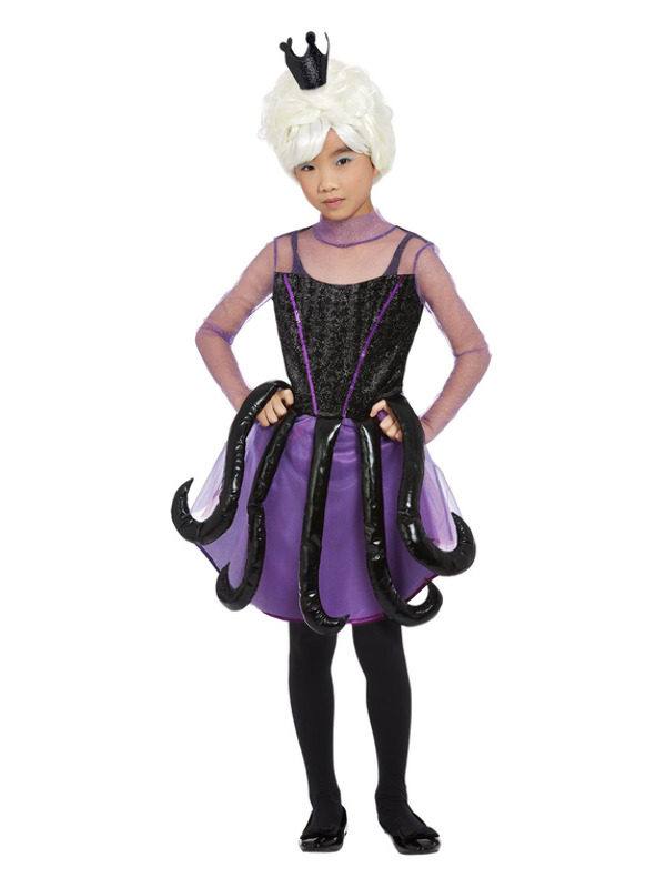 Picture of Evil Sea Witch Costume, Black Age 10-12Y,W25.5-26.5",C30-31.5",H58-63"