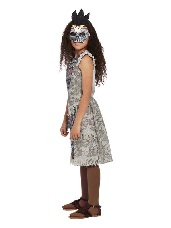Picture of Dark Spirit Warrior Costume, Grey, Age 10-12Y,W25.5-26.5",C30-31.5",H58-63"