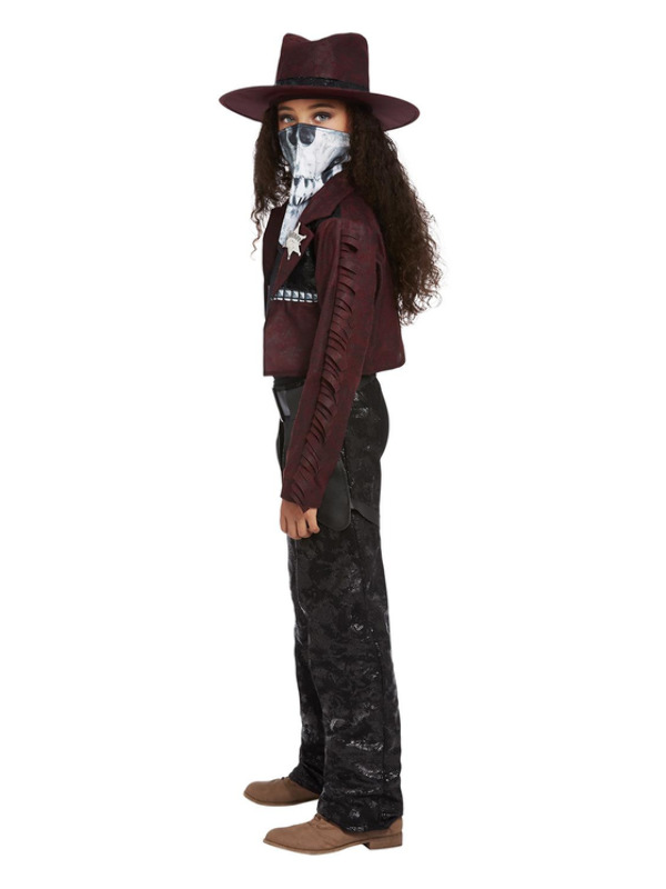 Picture of Deluxe Dark Spirit Western Cowgirl Costume Age 4-6,W21.5-22.5",C23-25",H46-51"