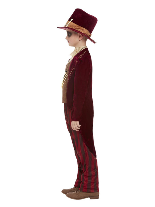 Picture of Voodoo Witch Doctor Costume, Burgundy Age 4-6,W21.5-22.5",C23-25",H46-51"