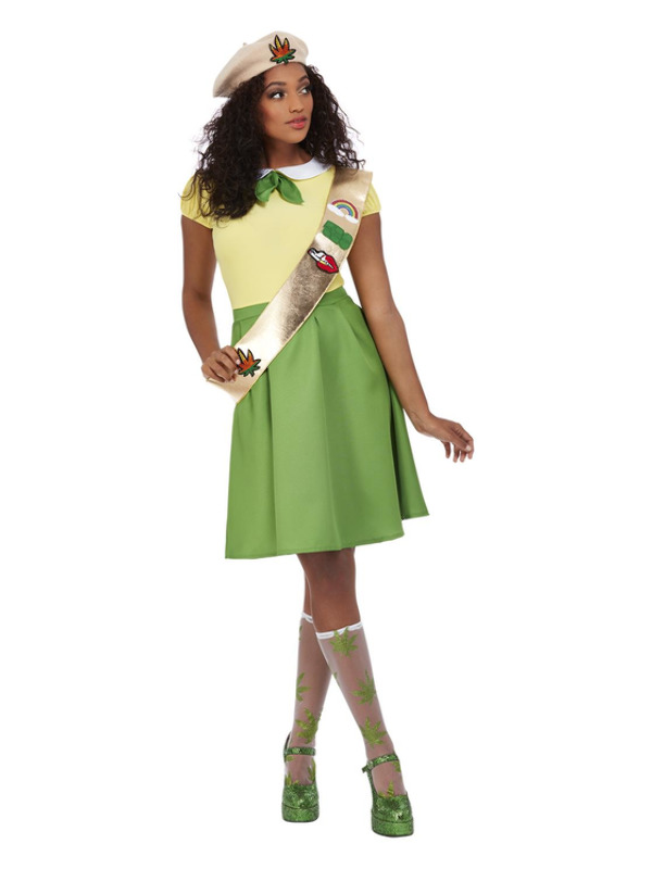 Picture of Pot Brownie Costume, Green Bust40-42",Waist 32-34",Hip 42.5-44.5",Leg 33"