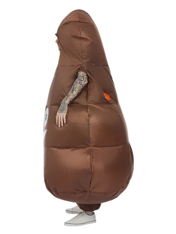 Picture of Inflatable Poop Costume, Brown 
