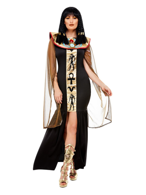 Picture of Egyptian Goddess Costume, Black Bust40-42",Waist 32-34",Hip 42.5-44.5",Leg 33"
