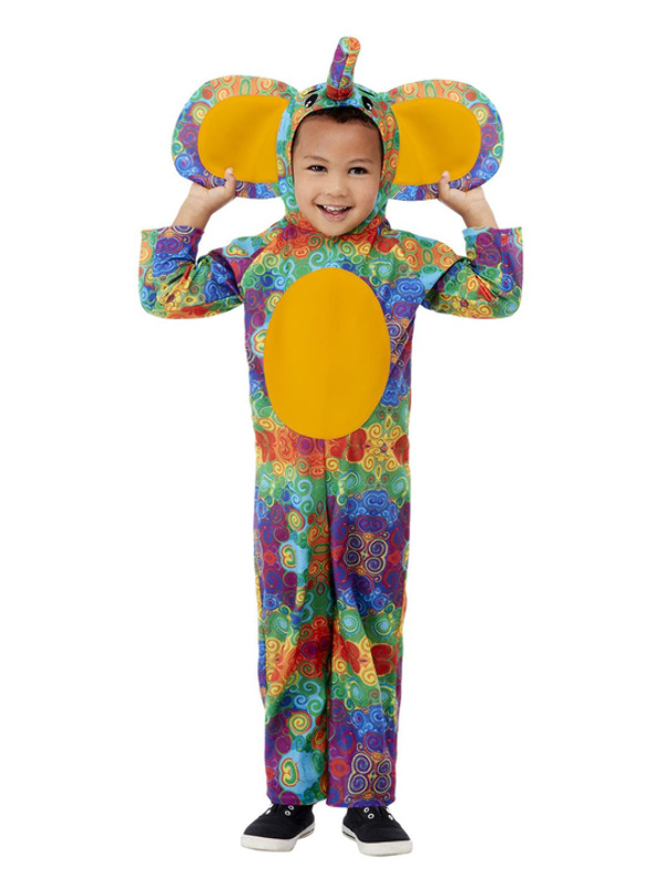 Picture of Toddler Colourful Elephant Costume Age 1-2Y,W19"-20",C19.5"-20.5",H34"-39"